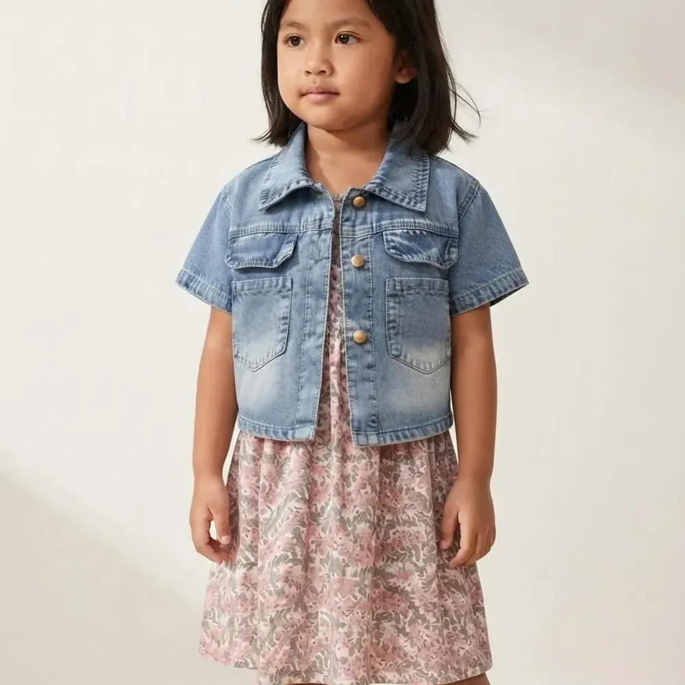 Set Girls Delicate Flower Charm