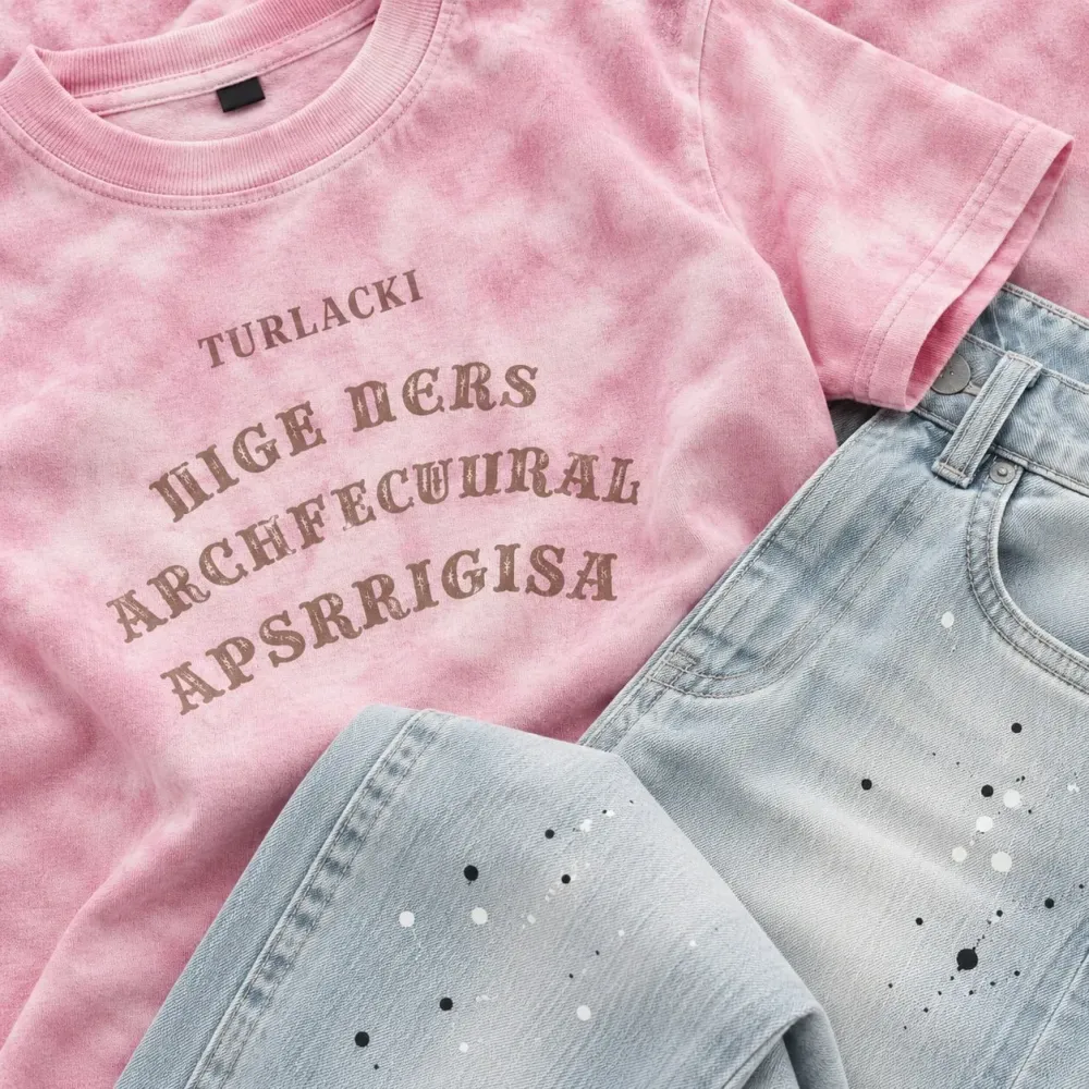 Set Girls Chic Tie-dye — tampilan lain