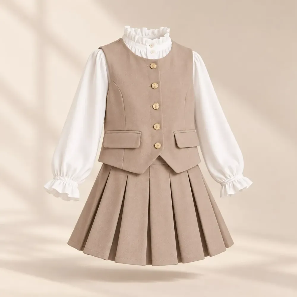 Set Girl Brownie Vest City
