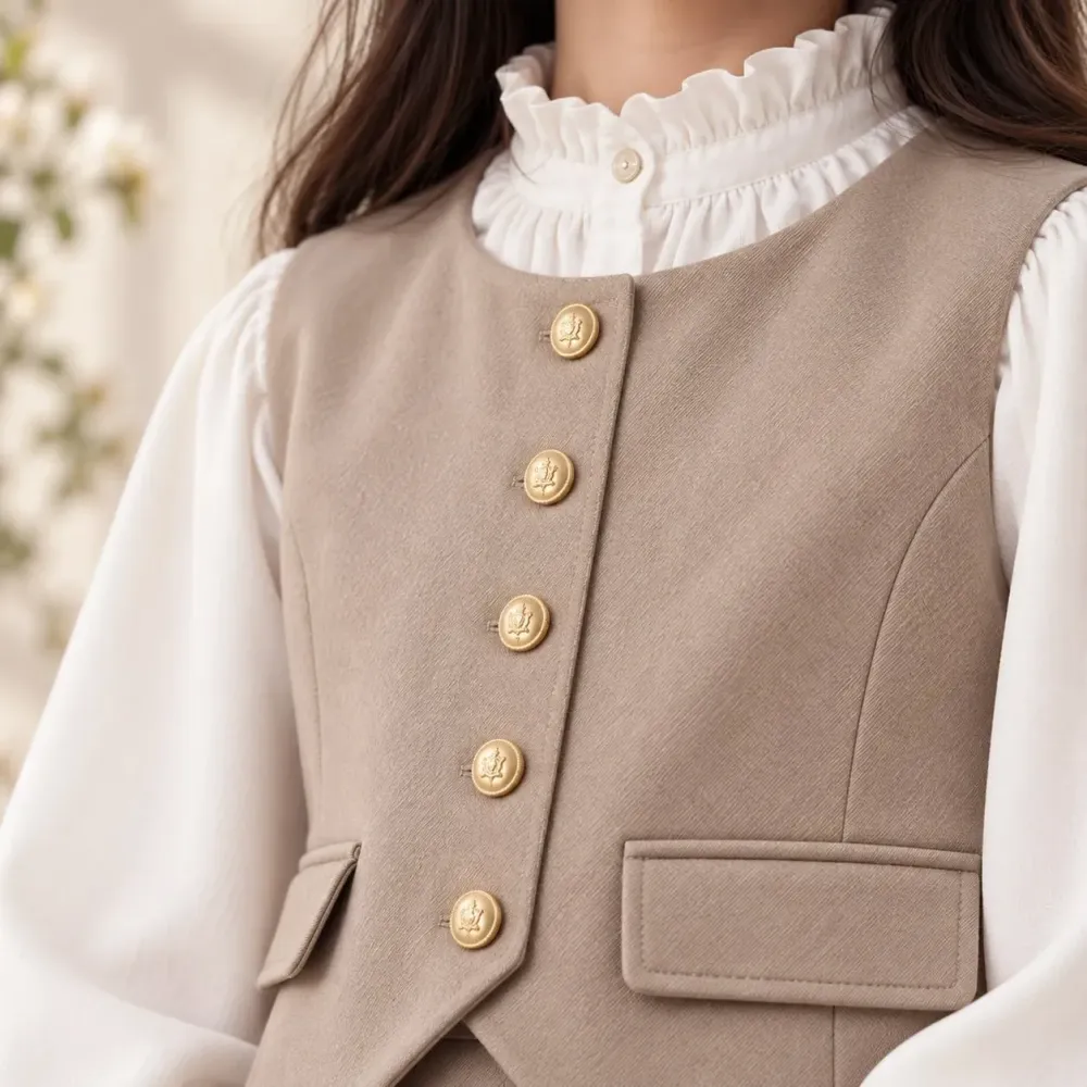 Set Girl Brownie Vest City