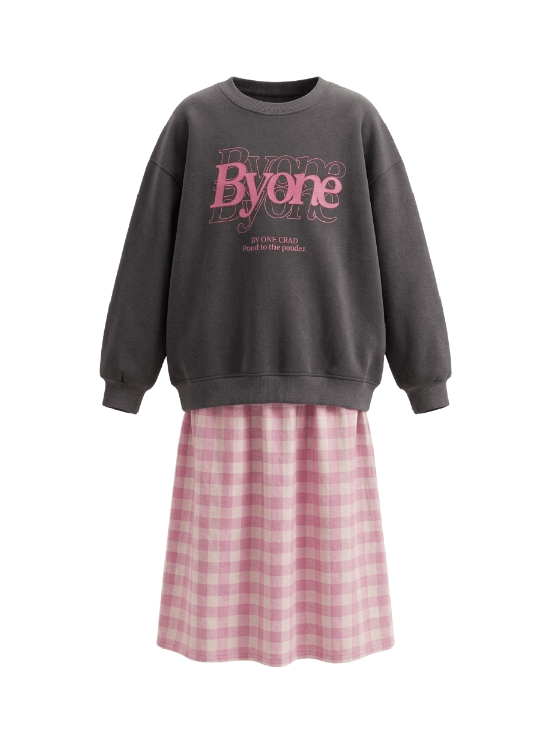 Setelan Byone Grid Crad Point