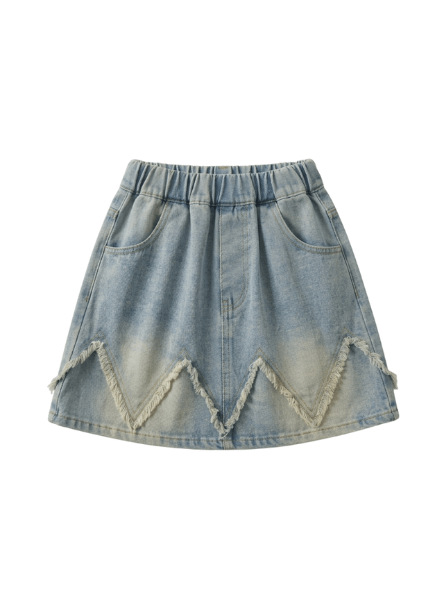 Skirt Girl Half Knee Denim