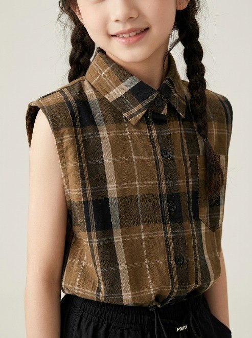 Set Girls Tartan Casual Cargo - Foto 2