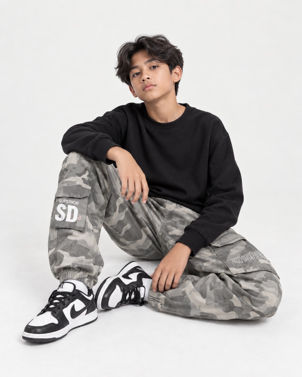 Pants Boy Green Armys Clo - Foto 4