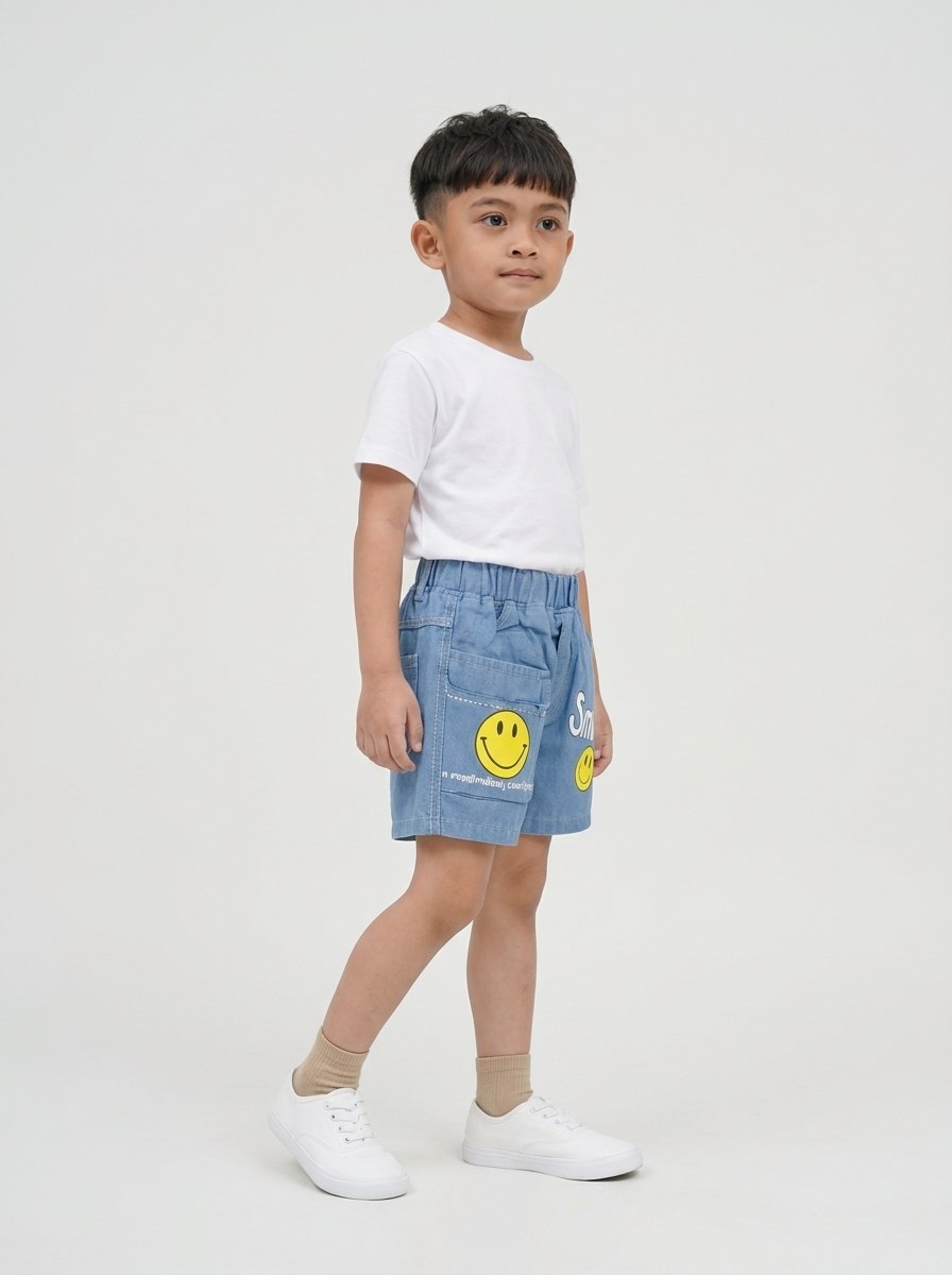 Pants Boy Smile Looks Dream