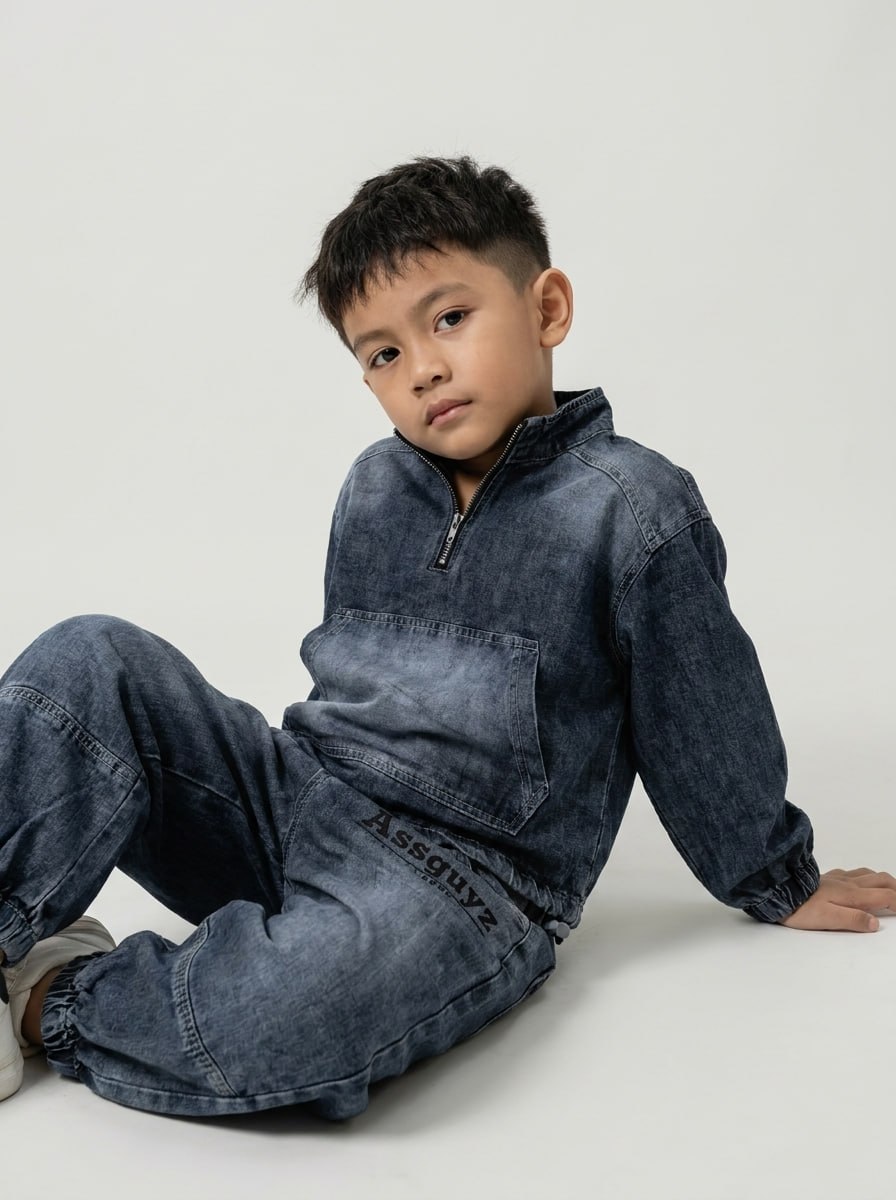 Set Boys Mixing Denim - Foto 3