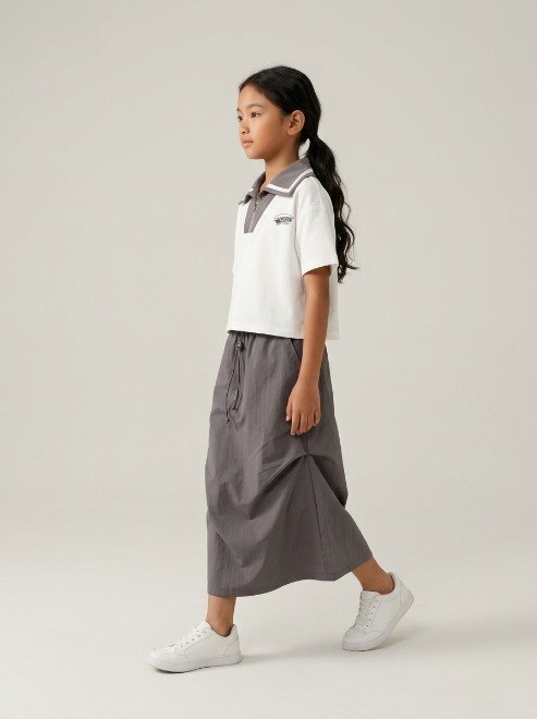 Set Girls Sorss Wash Kids Top