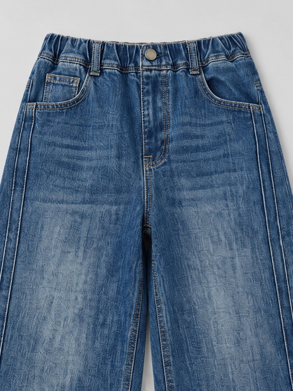 Pants Girls Folk Stripe Denim - Foto 3