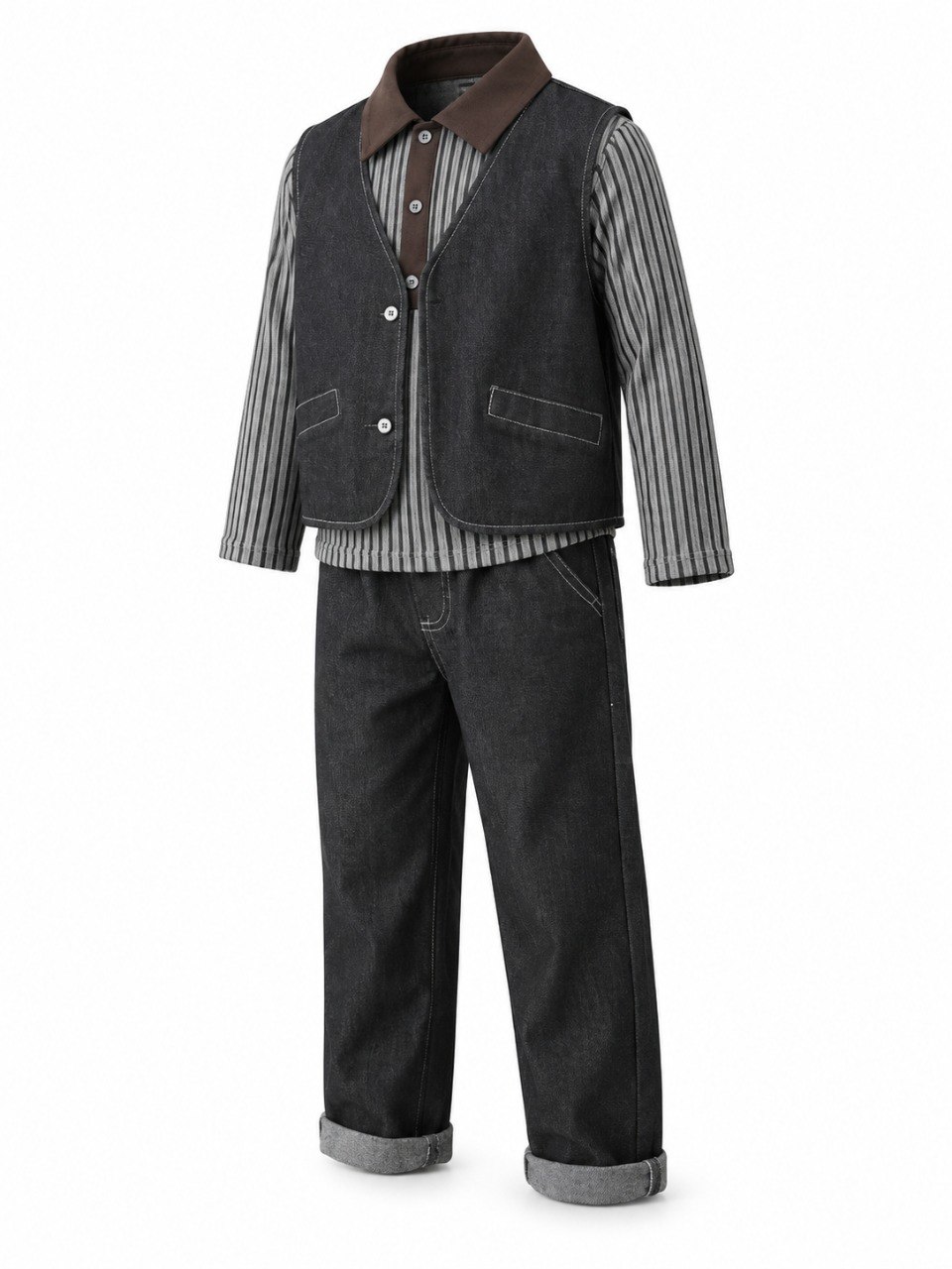 Set Boys Denim Ensemble - Foto 3