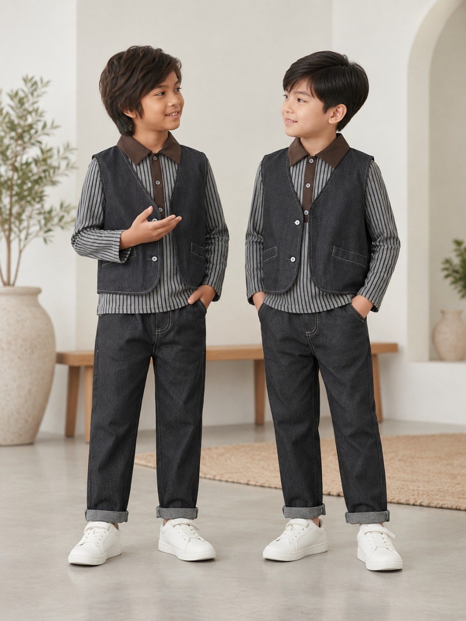 Set Boys Denim Ensemble - Foto 4