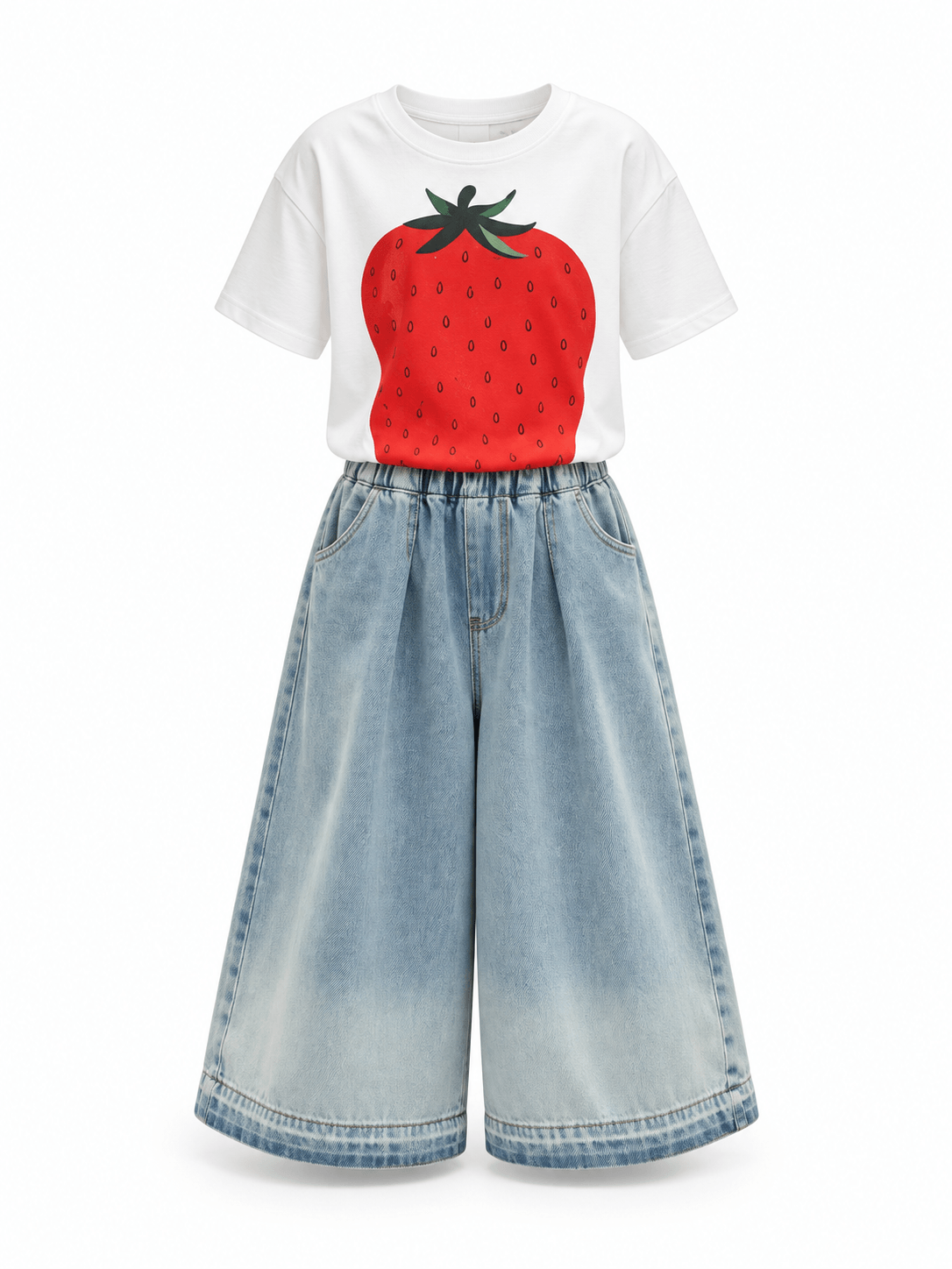 Set Girls Cherry Chams Pocket