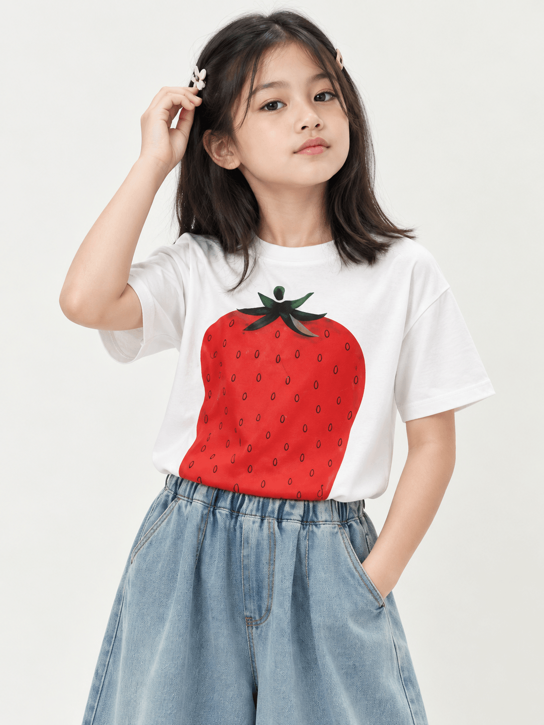 Set Girls Cherry Chams Pocket