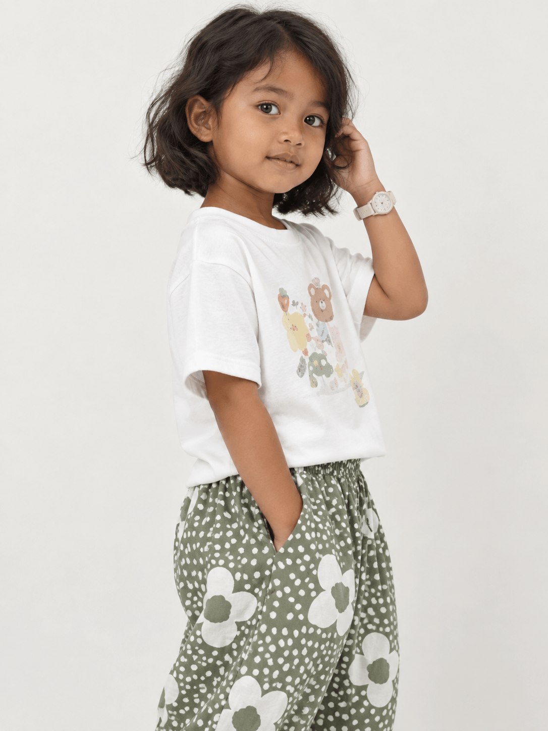Set Girl Bear Happy Tobeli