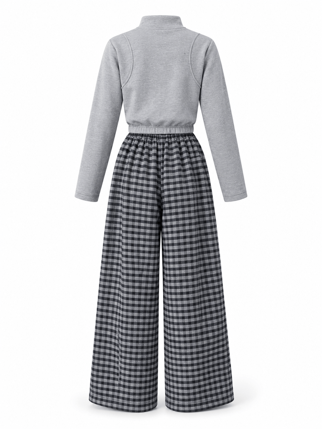 Set Girls Grey Tartan Swag - Foto 2