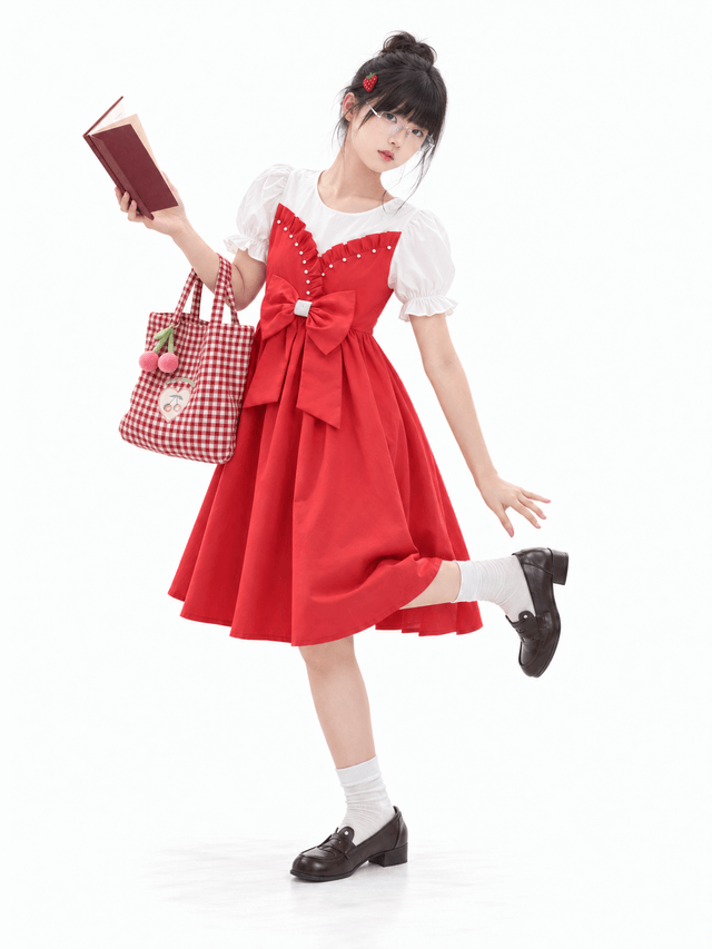 Dress Girls Casual Shift Lace — tampilan lain