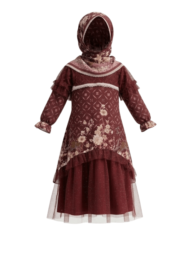 Gamis Anak Choco Love Layer