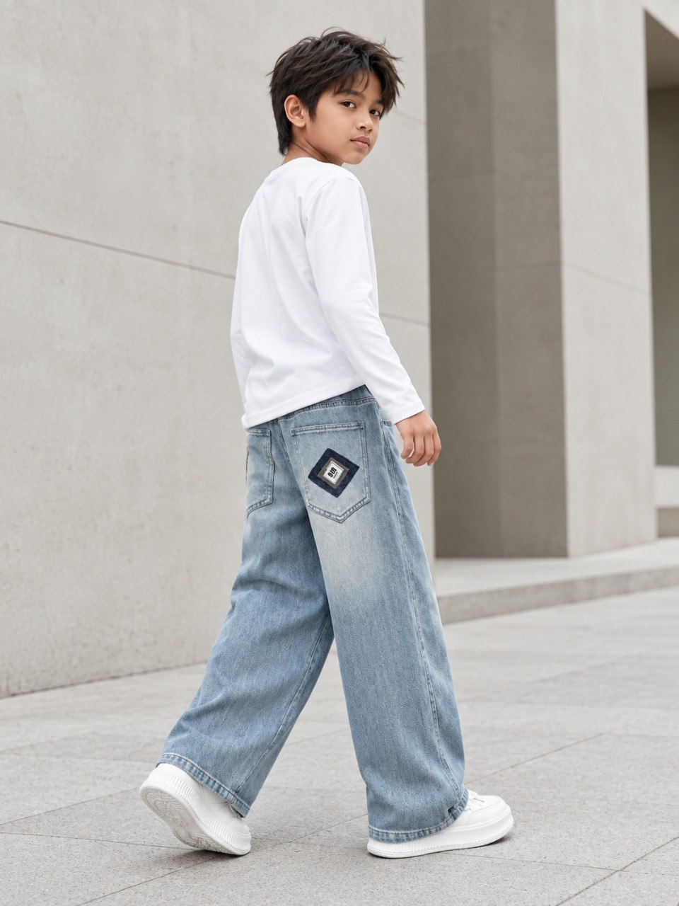 Pants Boys Street Blue Motion - Foto 3