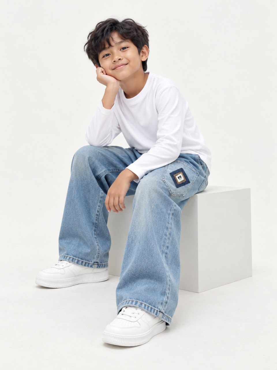 Pants Boys Street Blue Motion