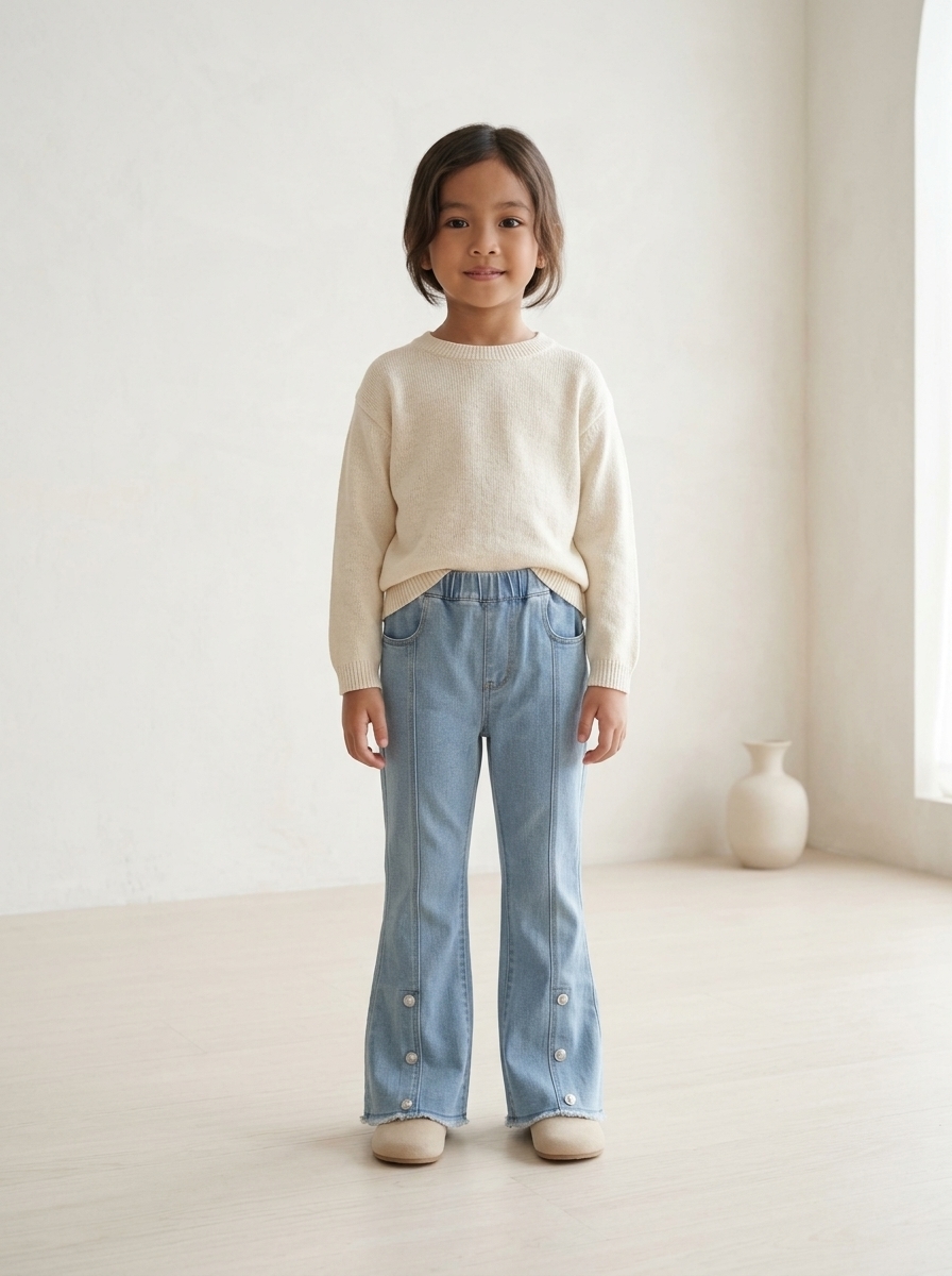 Pants Girl Sleek Fashion Day