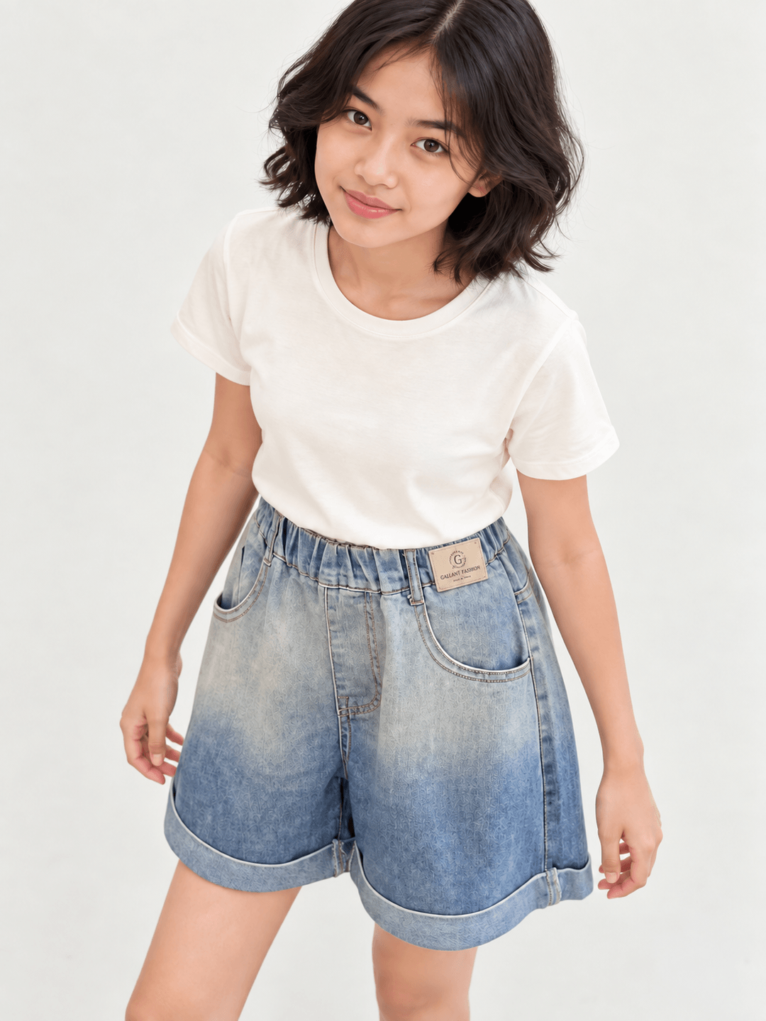 Pants Girl Short Ori Denim - Foto 8