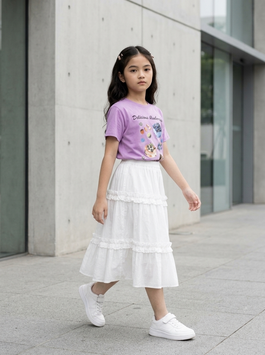 Set Girls Delicious Berry Skirt