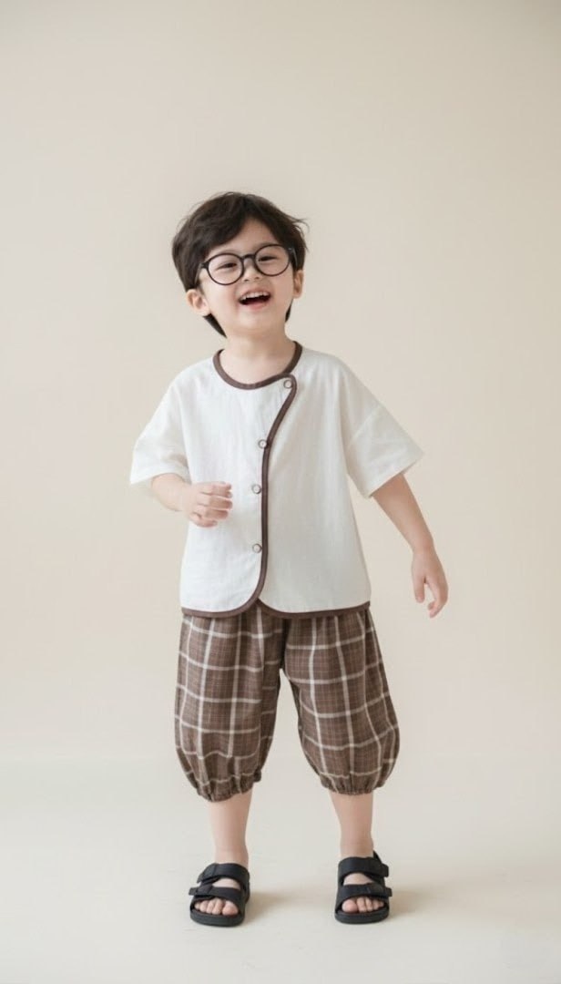 Set Boys Clasic Plaid — tampilan lain