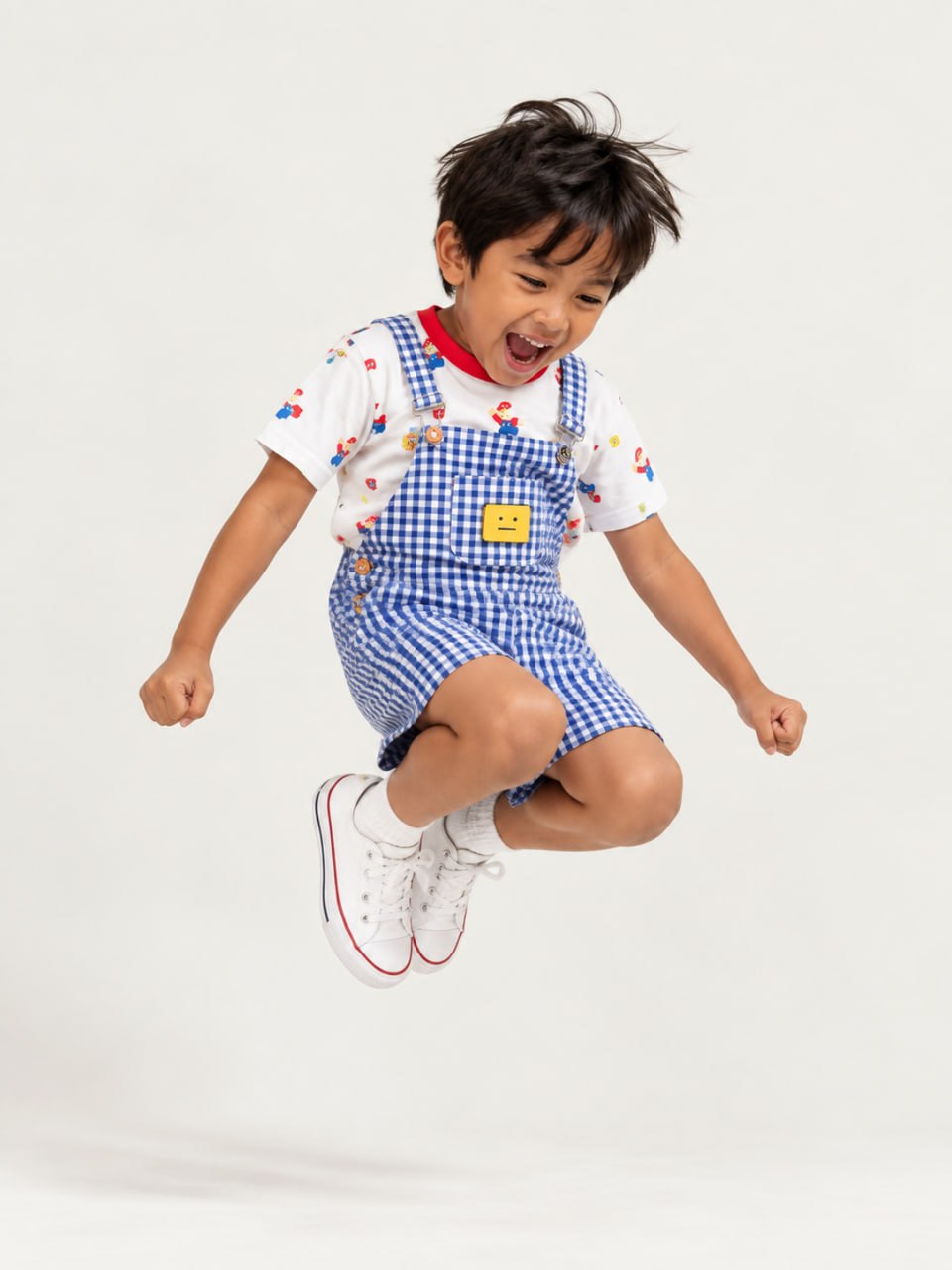 Setelan Anak Tartan Robbots