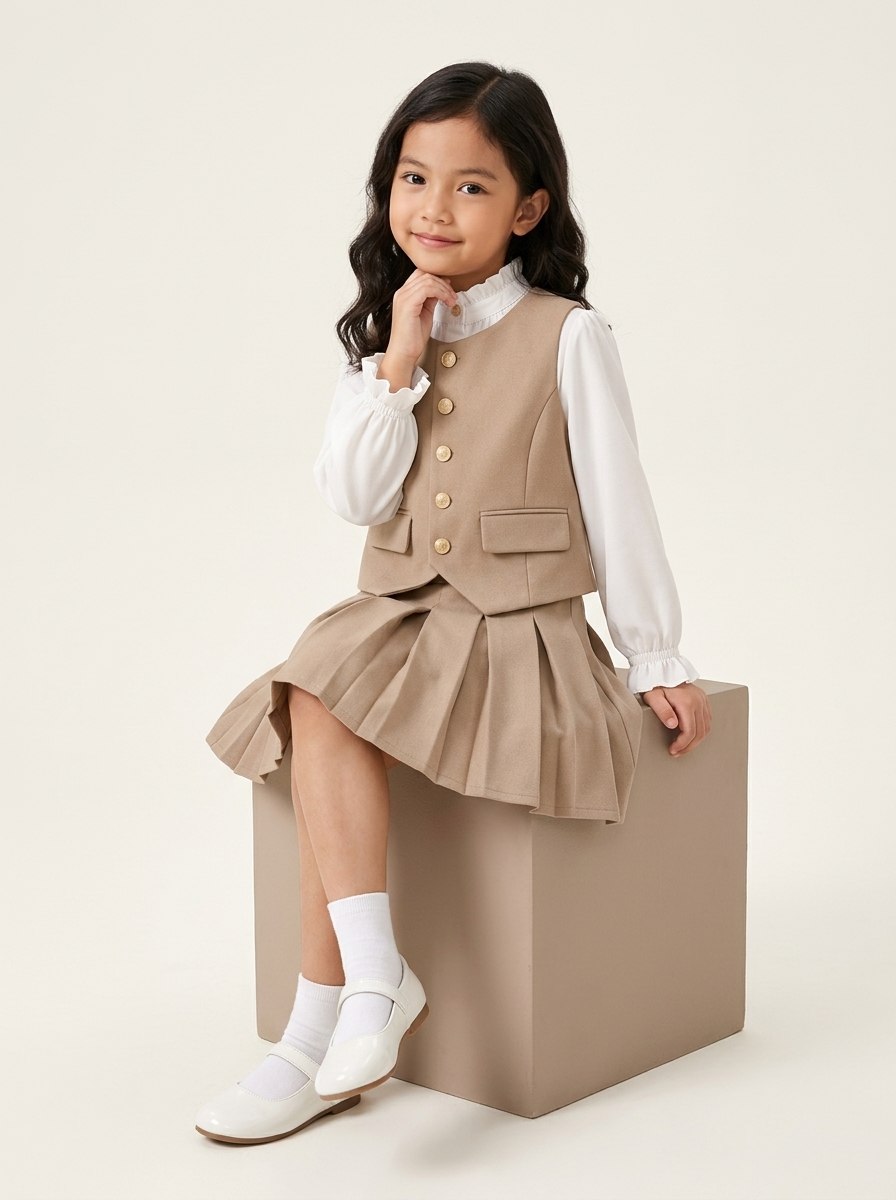 Set Girl Brownie Vest City - Foto 7