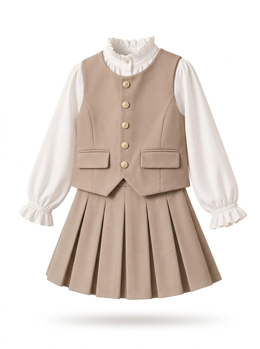 Set Girl Brownie Vest City