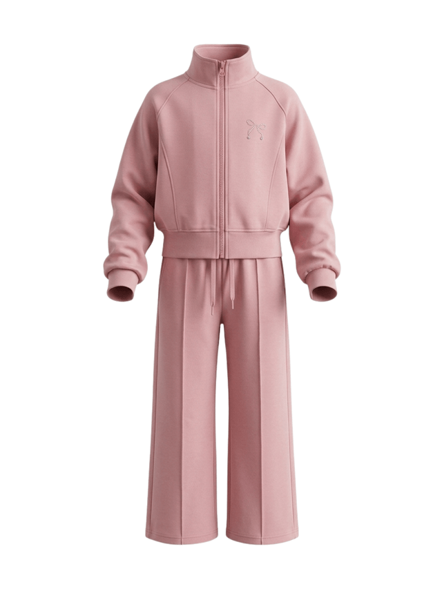 Set Girl Comfy Woolen Bliss