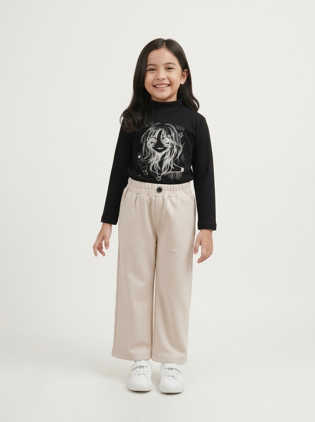 Set Girl Floor Pattern Fall Chic — tampilan lain