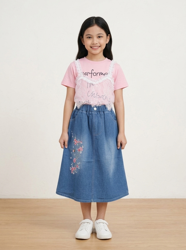 Set Girl Hana Sweet Tie — tampilan lain