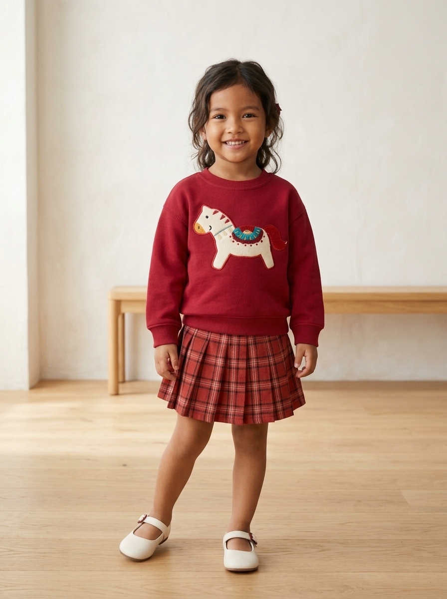Set Girls Celovra Red Skirt - Foto 1