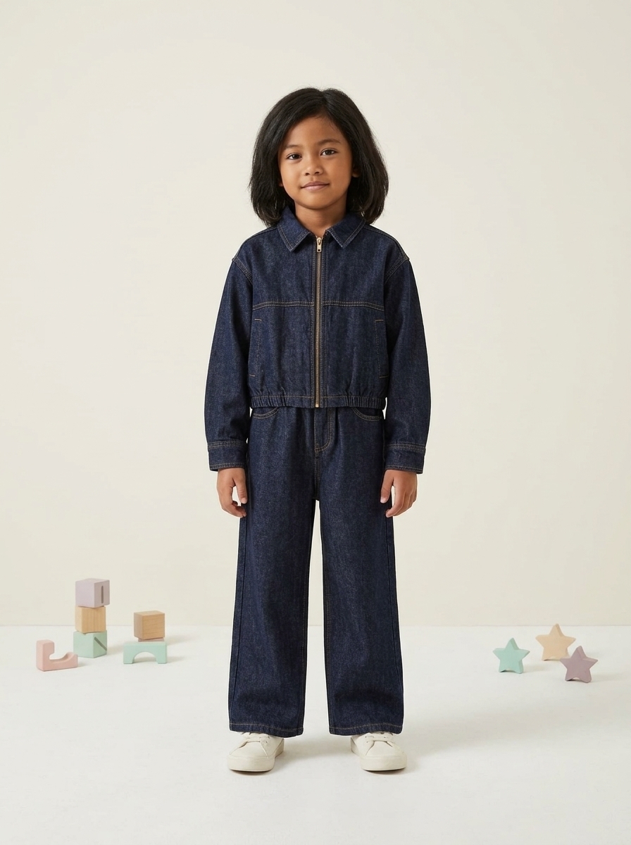 Set Girls Elegant Denim Harmony - Foto 1