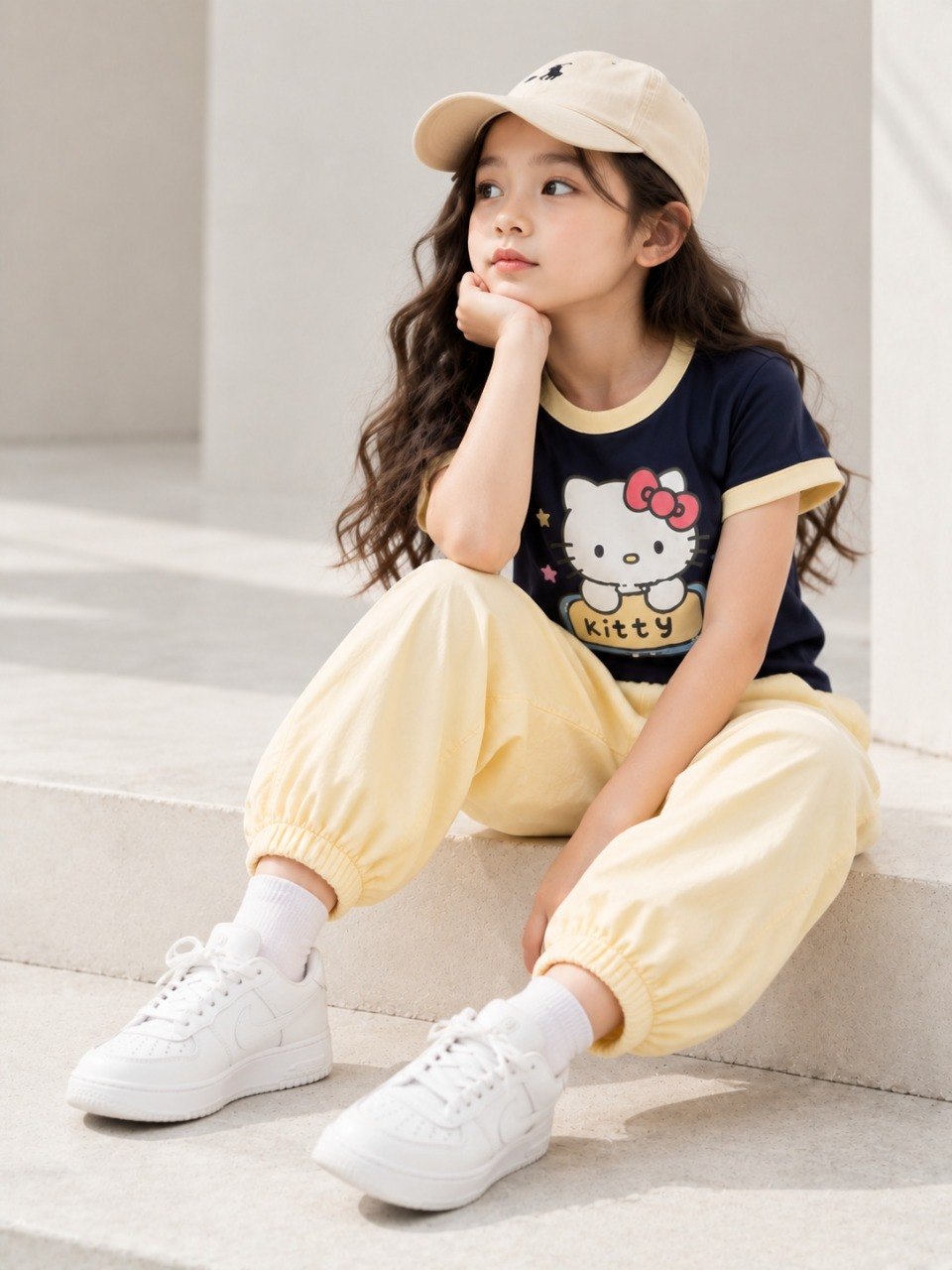 Set Girls Hello Brightness Tee