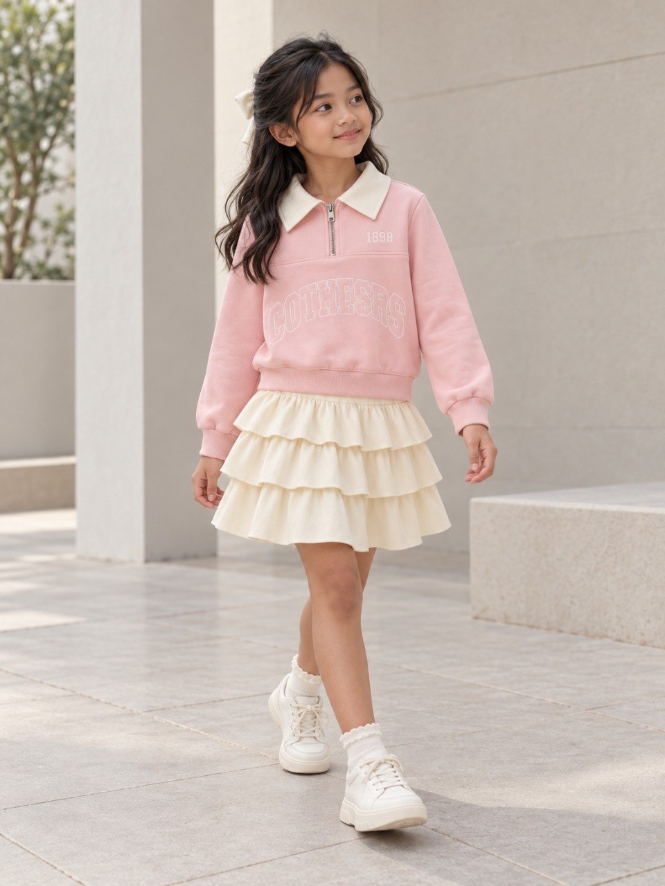 Set Girl Spring Bloomy Space