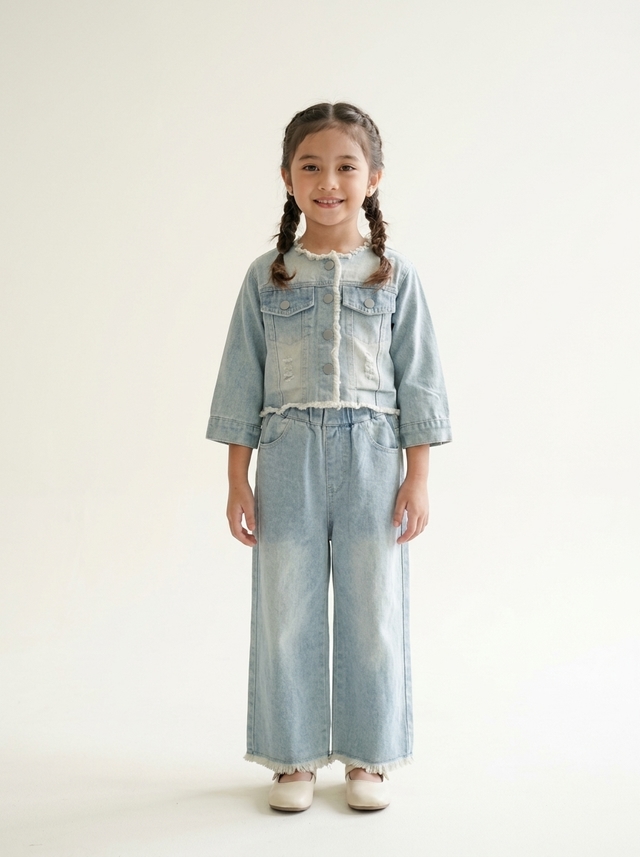 Set Girls Soft Grunge Denim — tampilan lain