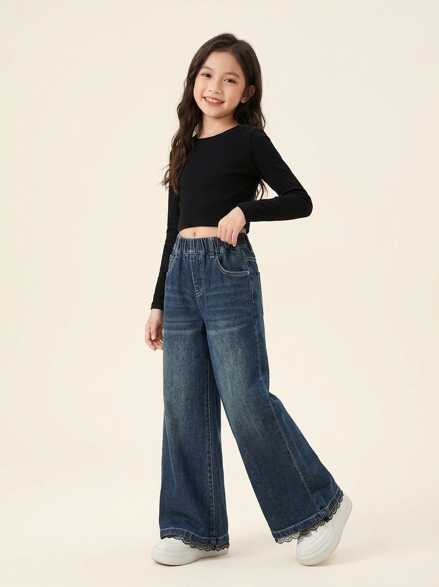 Pants Girls Versatile Street Walker