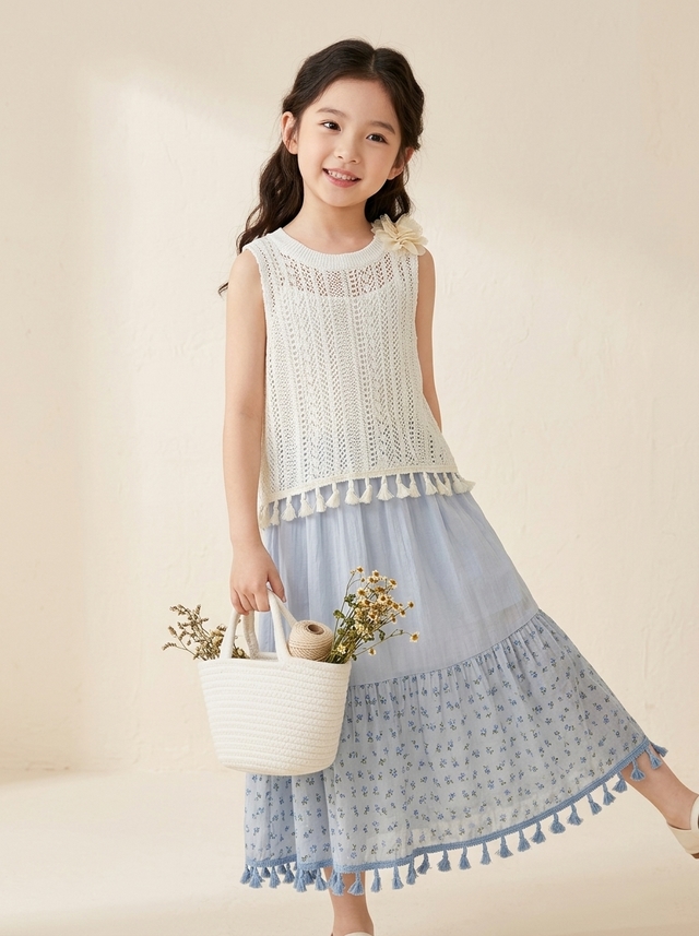 Set Girls Pastel Tassel — tampilan lain