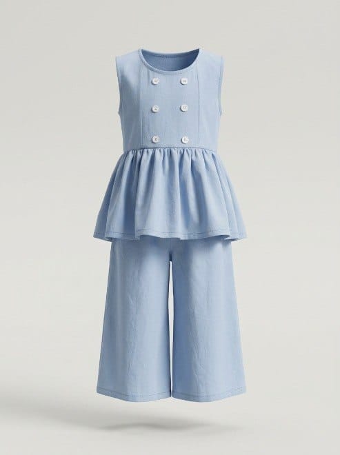 Set Girls Denim Stylish Wash