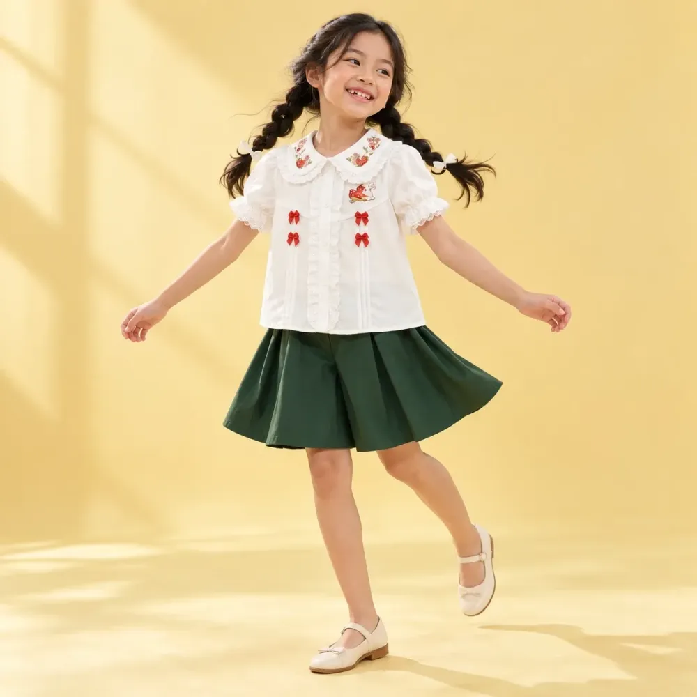 Tops Girl Ruby Blossom Blouse — tampilan lain