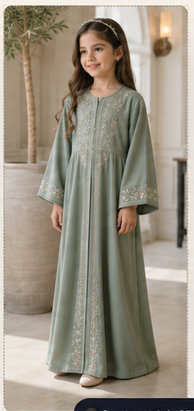Modest girls dress / kids abaya