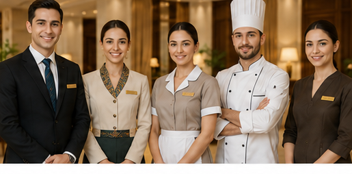 Hospitality uniform range